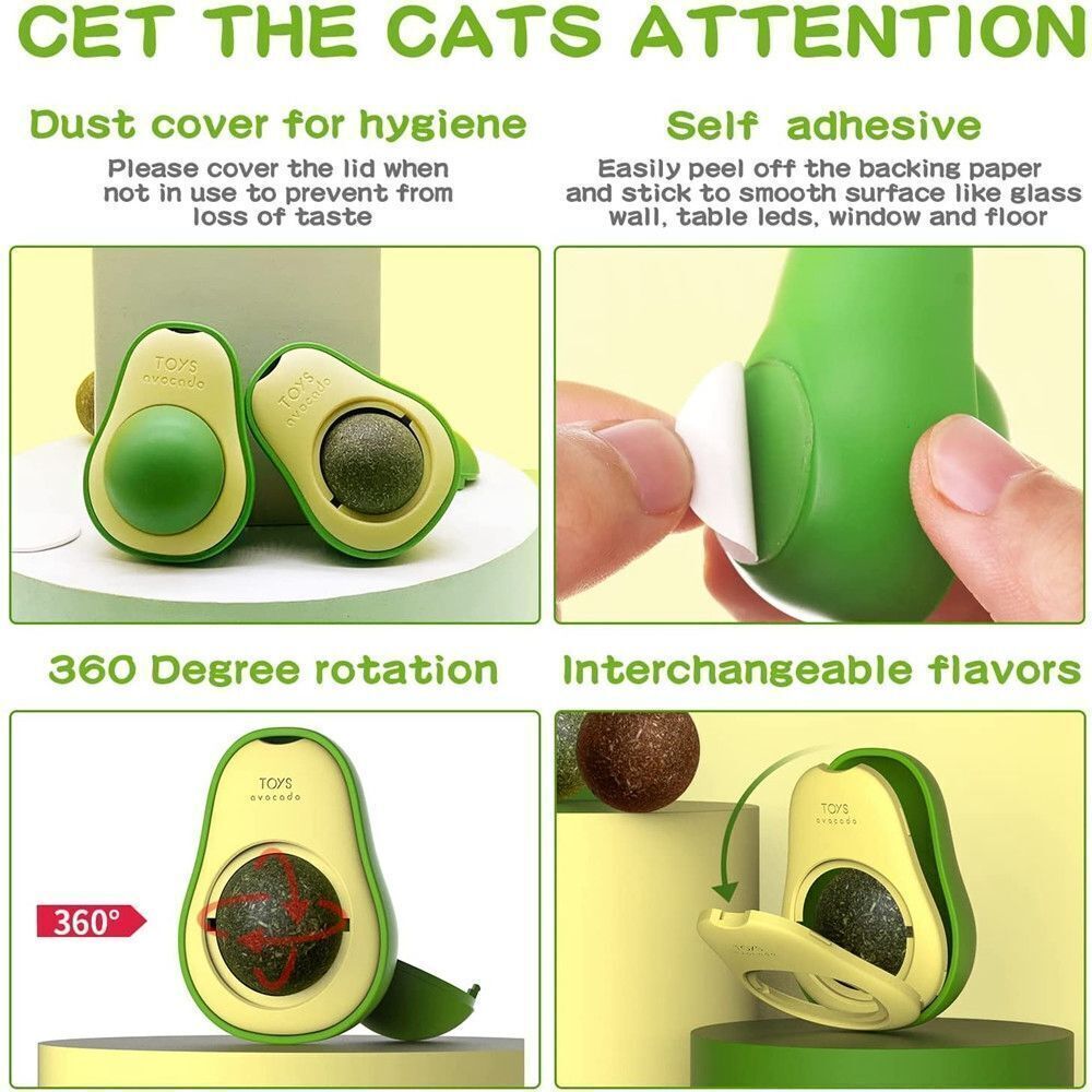 Avocado Catnip Wall Toy