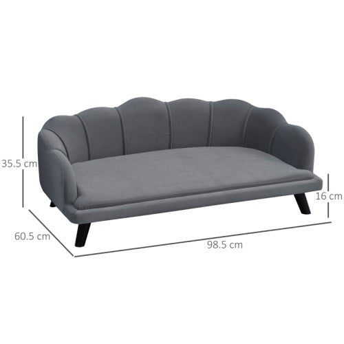 Grey Sofa Bed with Cushion