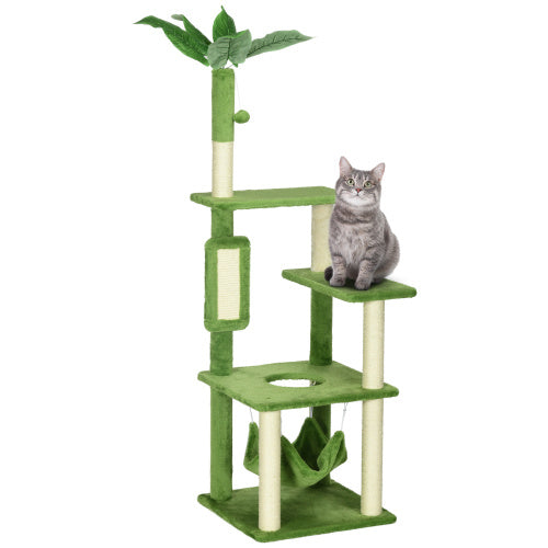 56″ Cat Tree Tower with Sisal Posts