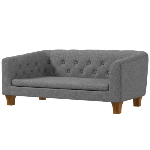 Grey Wooden Pet Couch