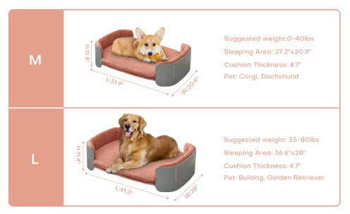 Scandinavian Style Cat Couch Bed