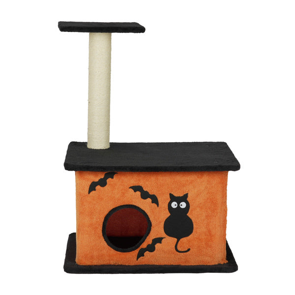 Halloween Cat Tree with Condo