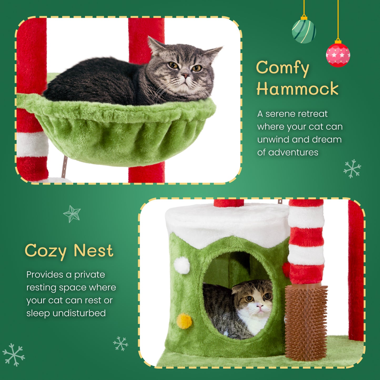 32" Christmas Season Cat Tree