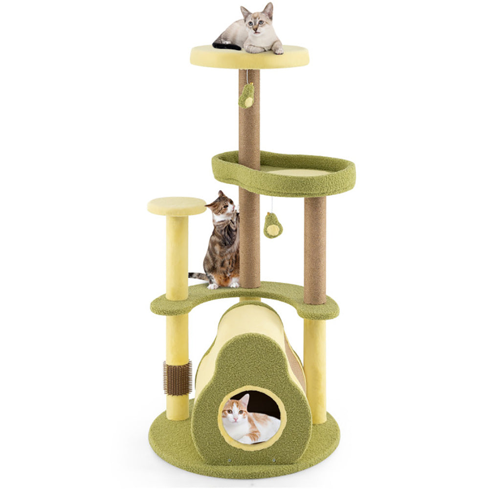 49" Multi-Level Avocado Cat Tree
