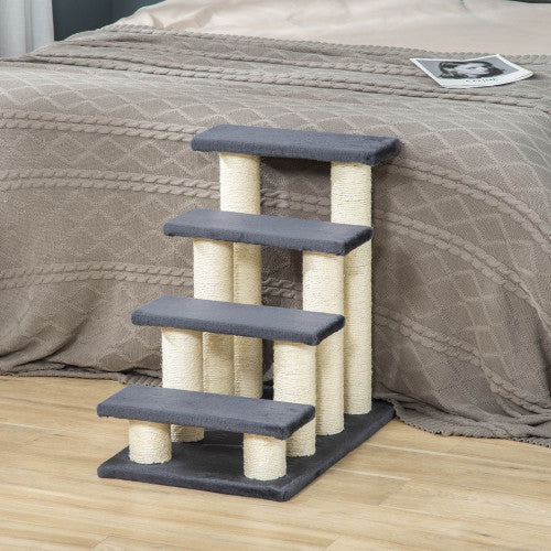 Cat Tree with 4 Steps & Sisal Posts