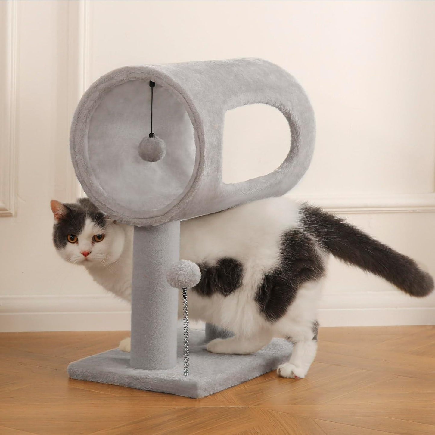 Cat Scratching Post with Tunnel & Toys