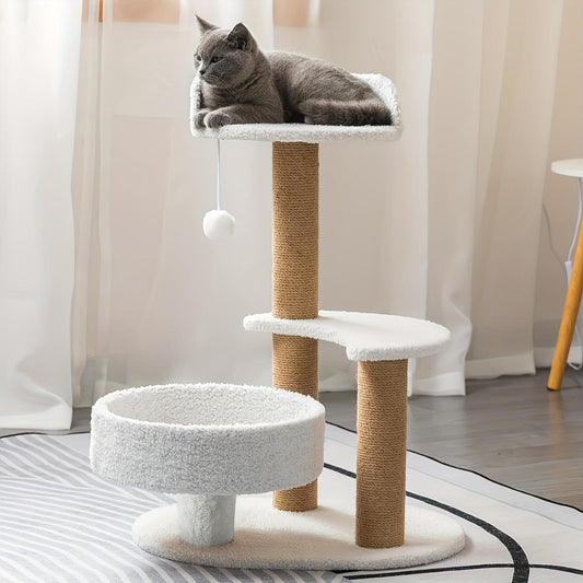 Cat Climbing Frame with Platforms & Tunnels