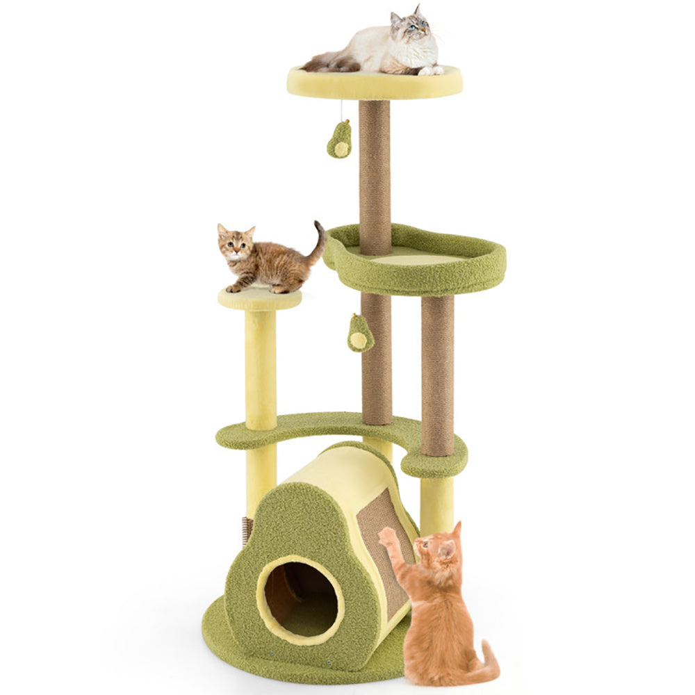 49" Multi-Level Avocado Cat Tree