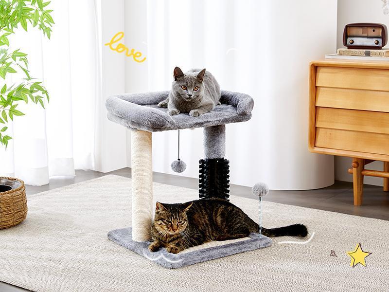 4-in-1 Cat Tree & Sisal Scratching Post