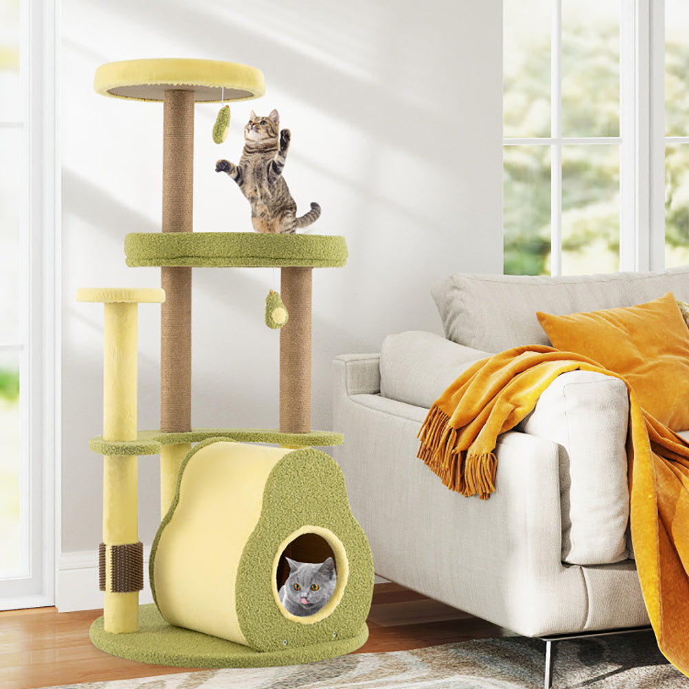 49" Multi-Level Avocado Cat Tree