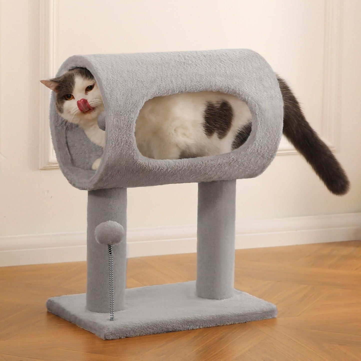 Cat Scratching Post with Tunnel & Toys