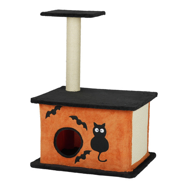Halloween Cat Tree with Condo