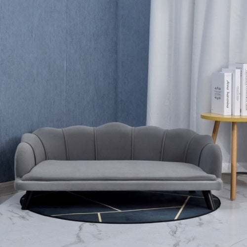 Grey Sofa Bed with Cushion