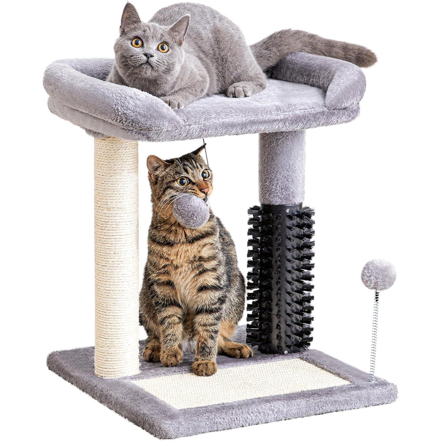 4-in-1 Cat Tree & Sisal Scratching Post