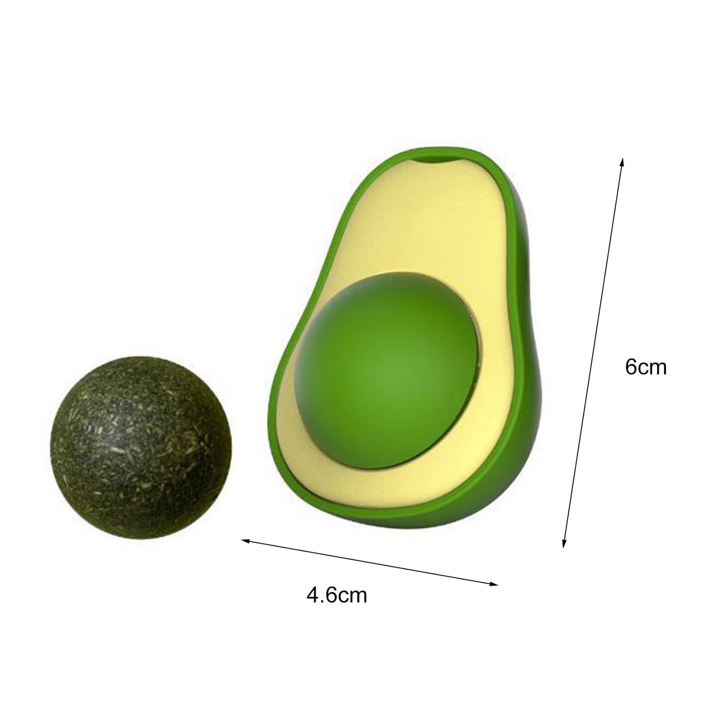 Avocado Catnip Wall Toy