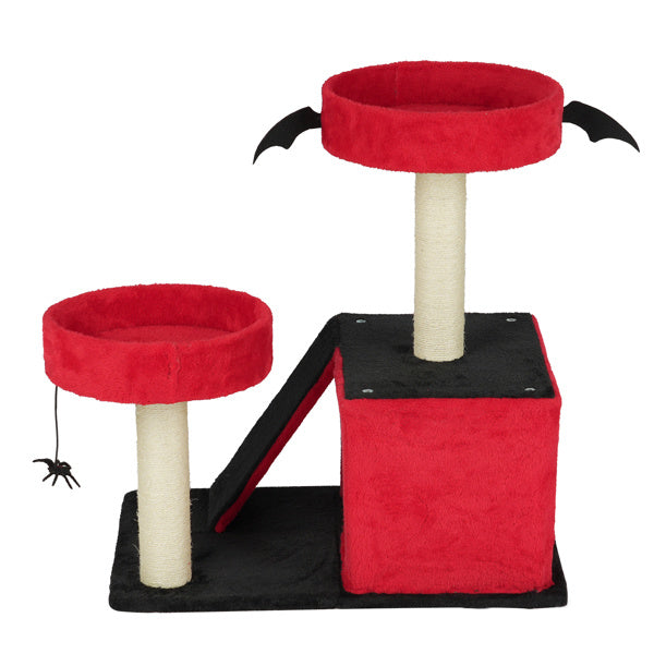 27.5" Gothic Cat Tree with Condo