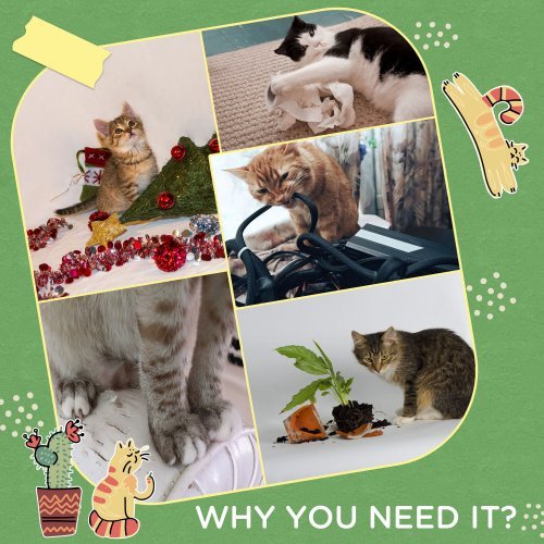 56″ Cat Tree Tower with Sisal Posts